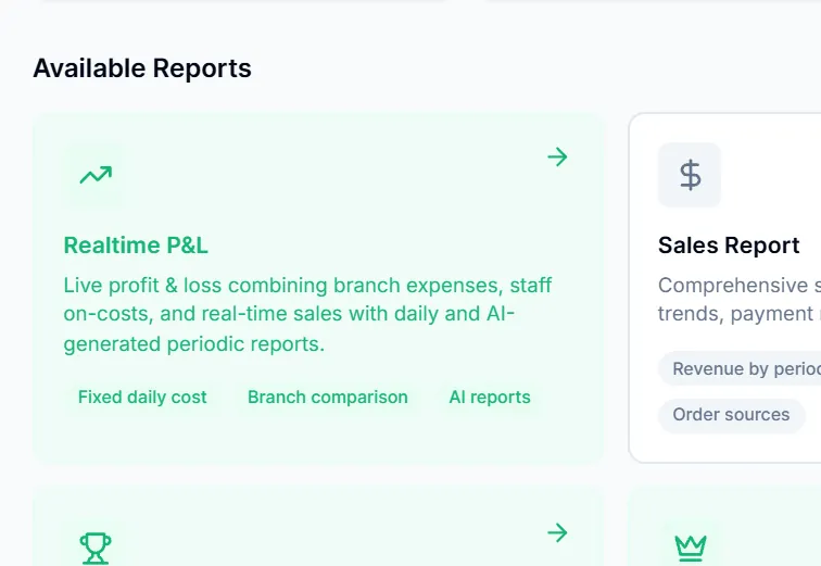 Close-up: Realtime P&L
